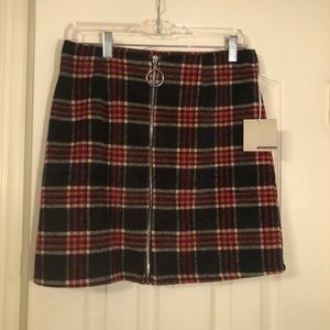 Plaid Mini Skirt